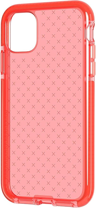 tech21 Evo Check Phone Case for Apple iPhone 11 with 12 ft. Drop Protection Coral