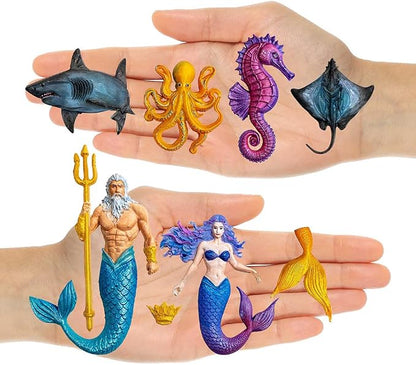 Mermaid and Sea Creatures Clay Molds for Crafts