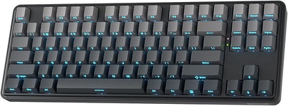 Redragon K707 HE Rapid Trigger Gaming Keyboard, 87 Keys TKL Wired Mechanical Keyboard w/Hyper-Fast Actuation Hall Effect Magnetic Switch, Actuation Point Adjustable, Side Printed PBT Gradient Keycaps