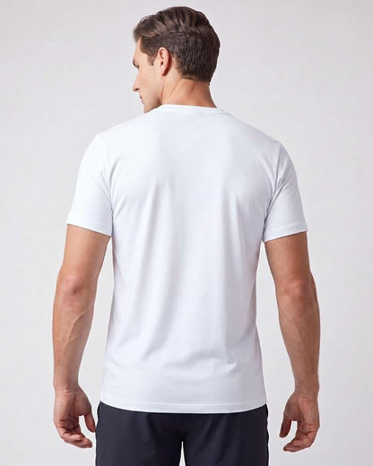 5 Pack Men's Dry Fit V Neck Gym Workout T Shirts Athletic Moisture Wicking | Cooling, Quick Dry, Breathable, Short Sleeve, Exercise, Cycling, Sports, Outdoor, Fitness, Golf, Crossfit, Hiking, Tennis