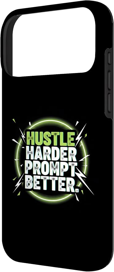 Hustle Harder Prompt Better AI Artificial Intelligence Case for iPhone 17 Pro Max