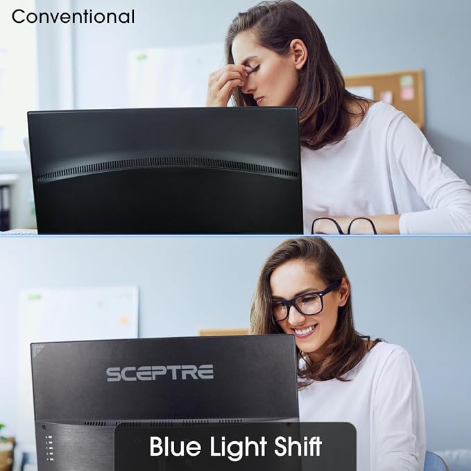 Sceptre New 24.5-inch Gaming Monitor 240+Hz 1ms DisplayPort x2 HDMI x2 100% sRGB AMD FreeSync Premium Build-in Speakers, Machine Black 2025 (E255B-FWD240 Series) | 25 FHD Va, 100% Srgb, Amd Freesync Premium, 2x Dp1.4, 2x Hdmi2.0, 2x2w Speakers
