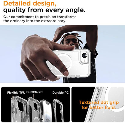 AICase for iphone 17e Case/iphone 16e Case Clear with Magsafe Heavy Duty Drop Protection Full Body Rugged Shockproof/Dust Proof Triple Layer Transparent Military Protective Tough Durable for 17e/16e_8