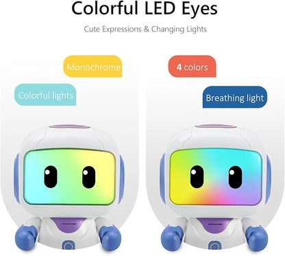 GILOBABY Programmable RC Robot Toy for Kids, Rechargeable STEM Astronaut w/LED Face, Playback Mode, Dancing, Remote Jetpack, Gift for 4 5 6 7 8 Year Old Boys Girls（Purple）
