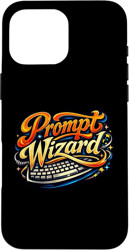 Prompt Wizard AI Retro Keyboard Case for iPhone 16 Pro Max