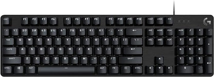 Logitech G413 SE Full-Size Mechanical Gaming Keyboard - Black | Backlit, anti-ghosting, compatible with Windows and macOS, aluminum material