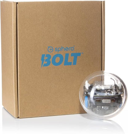 Sphero Bolt Coding Robot Ball, Ages 8+ | Beginner to Advanced Programming, Draw, Blocks, Javascript, or Python, Programmable Sensors & LED Matrix