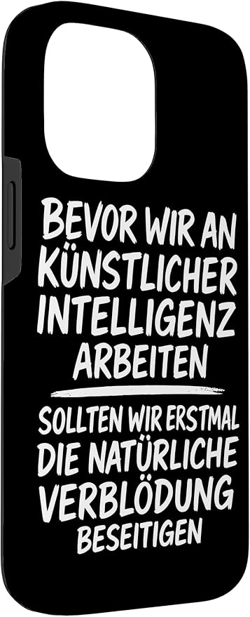 Fix Stupidity First – AI Can Wait Case for iPhone 14 Pro Max