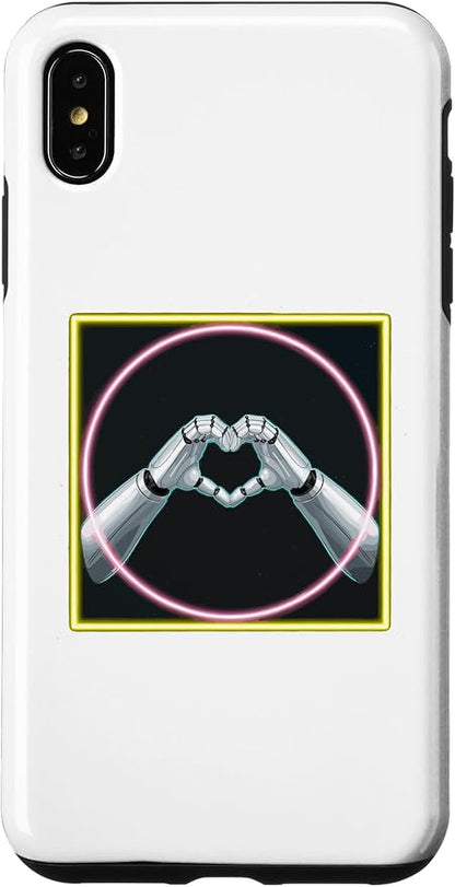 iPhone XS Max Hand Heart AI Robot | Hands Robot Shirt Case