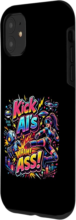 Tech Human vs AI Case for iPhone 11