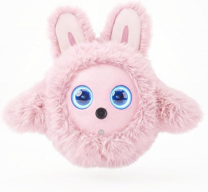 CVCBSER Smart Ai Companion Robot Cute Pet, Desk Robot Voice Chat gpt Emotional Interaction, Richness Expressiveness Ai Pet Robot for Adults Chat (Pink Face)