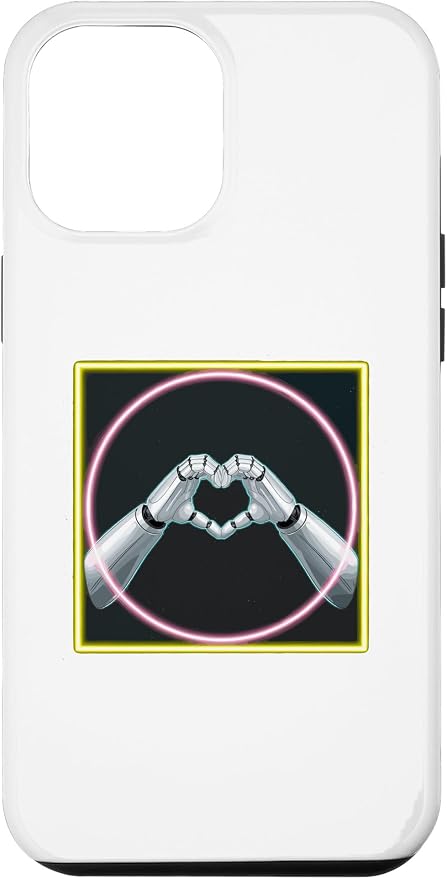iPhone 15 Pro Max Hand Heart AI Robot | Hands Robot Shirt Case