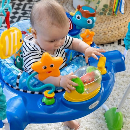 Baby Einstein Neptune's Ocean Discovery Activity Baby Jumper Activity Center, Ages 6 Months +, Max Weight 25 lbs., Unisex