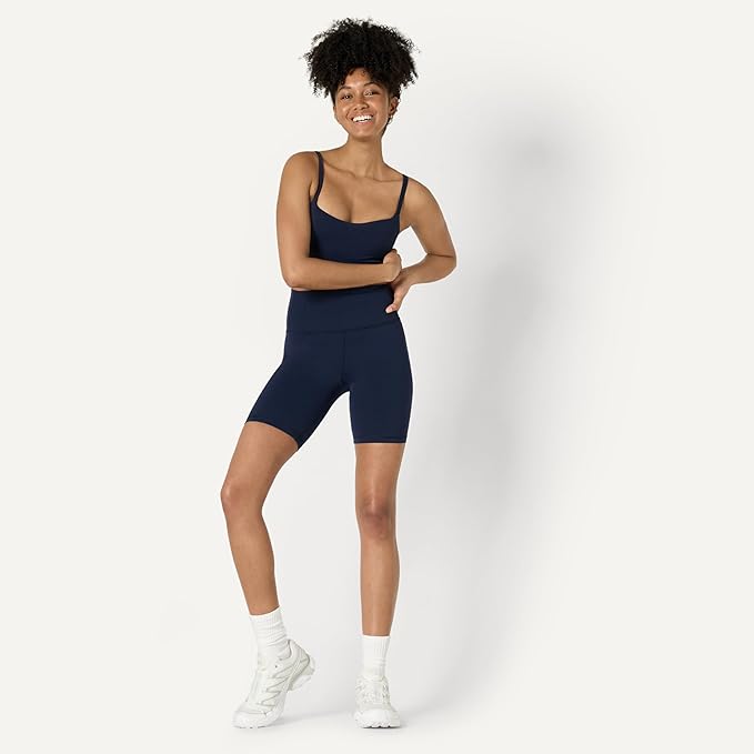 Amazon Essentials Women's Active FormFlex Buttery Soft High Waist Biker Shorts