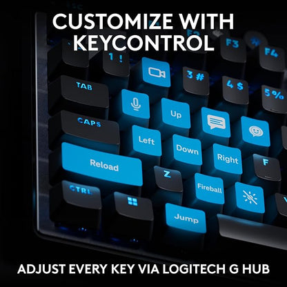 Logitech G PRO X TKL Rapid Tenkeyless Gaming Keyboard (Hall-Effect) - Black | Hall-Effect Magnetic Analog Switches with Rapid Trigger, Lightsync RGB, Detachable USB-C Cable, Volume Roller & Media Buttons