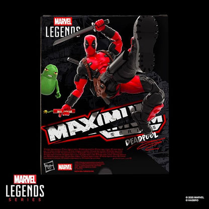 Marvel Legends Maximum Series Deadpool, Deluxe Deadpool Comics Collectible 6-Inch Action Figure with 24 Accessories Including X-Force’s Doop