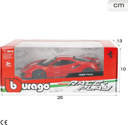 Bburago 1:24 R&P Ferrari 488 Pista - Red