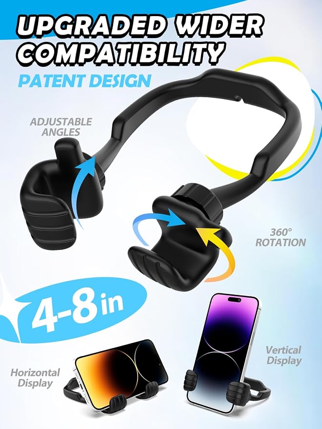 Gifts for Teens Boys Girls Adults Fathers Day: Thumbs Up Lazy Phone Stand Cell Phone Holder for Desk Kids Teenage Tween Men Women Stocking Stuffers Funny Cool Gadget Birthday Ideas Husband Dad Gifts