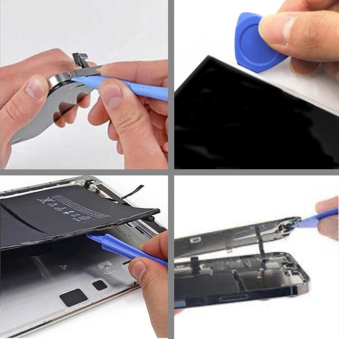 Repair Tools Kit for iPhone iPad MacBook Nintendo Switch PS4 Xbox Laptop - 5 Universal Triangle pry bar + 2 Spudger + 3 Big Spudger + 2 Metal Triangular spudgers(0.91")