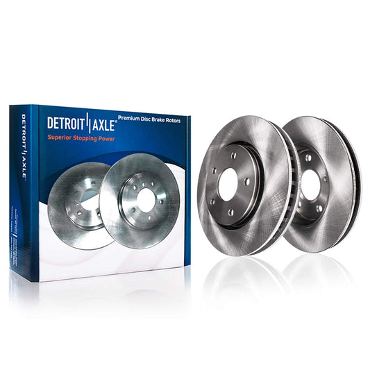 Detroit Axle - Front Brake Rotors for 2005-2023 Chrysler 300, 2009-2023 Dodge Challenger 2006-2023 Charger 2005-2008 Magnum, Dis
