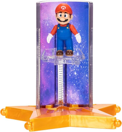 The Super Mario Galaxy Movie – 1.5” Mini Figures with Star Launcher Accessory 6-Pack Bundle - Includes Mario, Luigi, Yoshi, Princess Peach, Bowser Jr., and Wonder Bowser Jr.