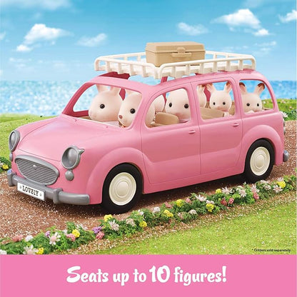Calico Critters - Family Picnic Van - Family Vehicles – Kids Pretend Play Toy, Miniature Vehicle & Accessories Set, Ages 3+