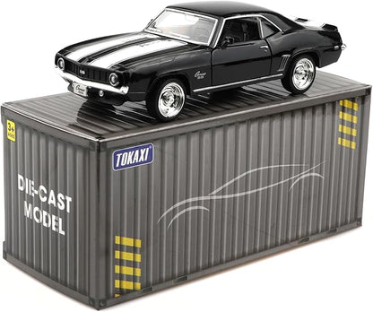 TOKAXI 1/36 Scale Chevrolet 1969 Camaro SS Diecast Cars Models,Pull Back Vehicles Toy Cars,Cars Gifts for Boys Girls
