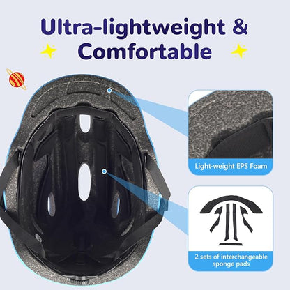 Kids/Youth Bike Helmet for Boys Girls and Teens, Adjustable and Multi-Sport for Bicycle, Kick Scooter, Skateboard, Roller/Inline Skate