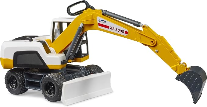 Bruder 03413 Mobile Excavator Yellow/White
