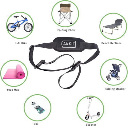 Adjustable Kick Scooter Shoulder Strap, Carrying Strap for Beach Chair, Carrying Shoulder Straps