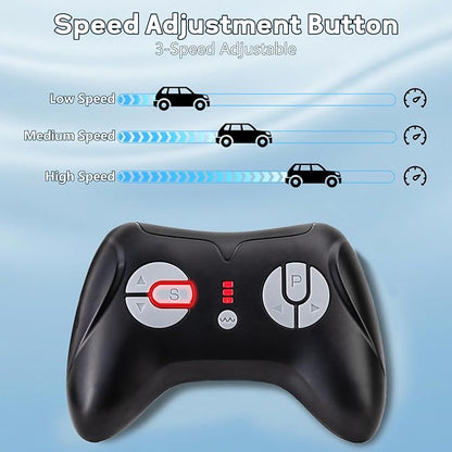 ANPABO 2.4GHz Bluetooth Remote Control for 12V/24V Ride on Car, JR Model Compatible Replacement Controller with 3 Speed Modes, One-Key Pairing, Parental Emergency Stop & Stable Signal