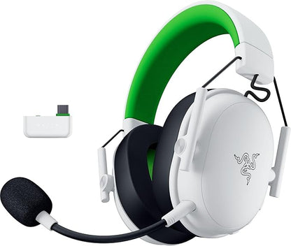Razer BlackShark V3 X HyperSpeed Wireless Xbox Gaming Headset, White | 50mm Drivers, Cardioid Mic, 2.4 GHz, Bluetooth, Works with PC, Mac, PS5, Nintendo Switch, Smartphone, 70 Hr Battery