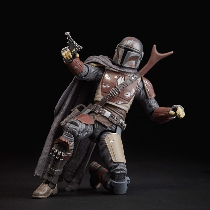 STAR WARS The Black Series The Mandalorian Toy 6" Scale Collectible Action Figure, Toys for Kids Ages 4 & Up