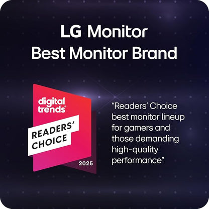 LG 24G411A-B 24-inch Ultragear Full HD (1920 x 1080) IPS Gaming Monitor, 144Hz (O/C), 1ms MBR, NVIDIA G-Sync Compatible, AMD FreeSync, HDR10, HDMI, DisplayPort, Slim Stand, Black
