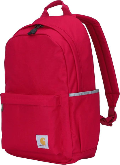 Carhartt Classic 21L Backpack Industry Red | Classic Laptop, Water-Resistant Pack with 15 Laptop Sleeve and Organizational Compartments