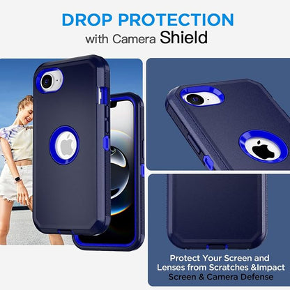 AICase for iPhone 17e/iPhone 16e Case 2026,Heavy Duty Drop Protection Full Body Rugged Shockproof/Drop Proof/Dust proof Military Protective Tough Durable Cell Phone Cover for iPhone 17e/16e 6.1"_1