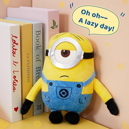 MINISO 9'' Minions Stuffed Animals Plush Toy (Stuart), Kawaii Soft Cute Plushies for Kids Toys Boys Girls