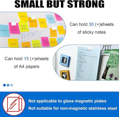 LOVIMAG Fridge Magnets 20Pcs, Magnet for Refrigerator Whiteboard, White | Small Strong Neodymium Metal Cute Push Pin for Classroom, Kitchen, Accessories Decorative, Office, Calendar