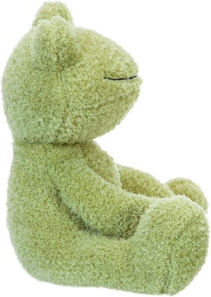 Apricot Lamb Frog Plush Stuffed Animals for Kids, Soft Cute Plush Toys for Baby Girl and Boy, Fluffy Frog Green 7 Inches