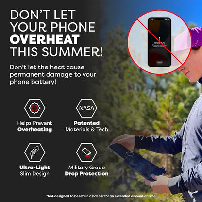 PHOOZY Apollo II Thermal Phone Case with NASA-Derived Technology - Extends Battery Life 4X in Hot or Cold Weather - Military Grade 8-Foot Drop Protection Insulated Pouch - Large Pink Camo