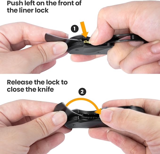 FUNBRO Small Pocket Knife Gift for Men | Keychain Box Cutter with 1.34inch Blade, Mini Folding Knives EDC Gadgets, Stocking Stuffers Gift for Adults Men Him