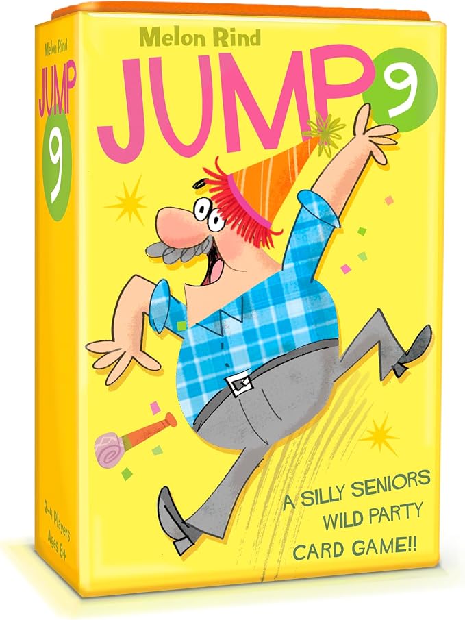 Melon Rind Jump 9, Math Game for Kids Learning Multiples of 9, Lively, Fun Card Game, Quick Activity for Boosting Math Confidence, Screenless Fun, Ages 8+