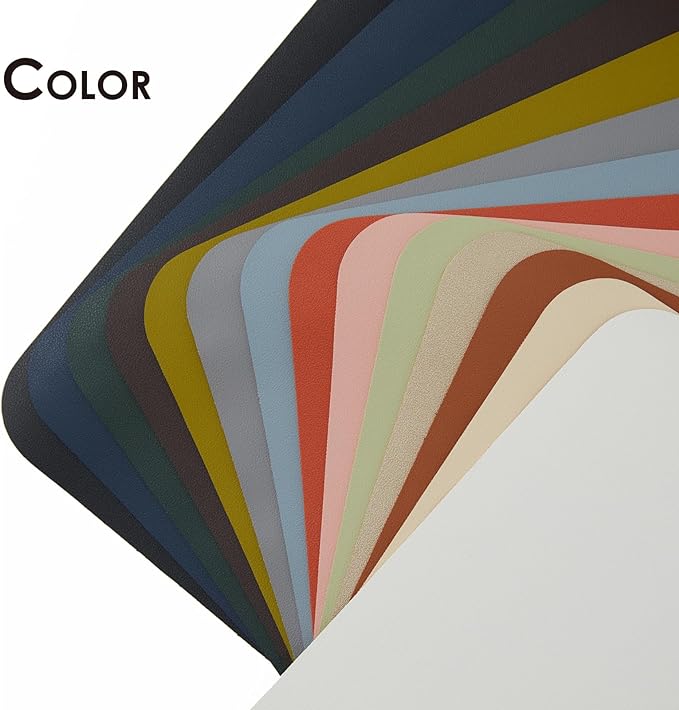 Large Desk Mat - 47.2"x 17" Non-Slip PU Desk Pad for Office and Home - Ideal for Large Mouse Pad and Desk Mats on Top of Desks(Rose Red)