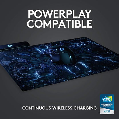 Logitech G502 Lightspeed Wireless Gaming Mouse - Black | RGB, Adjustable Weights, 11 Programmable Buttons, POWERPLAY Compatible, On-Board Memory, for PC/Mac