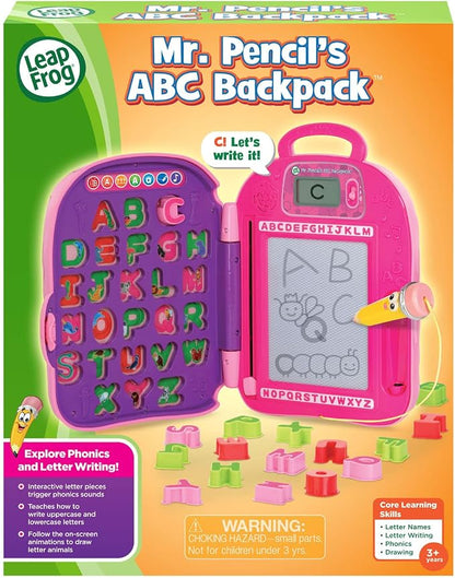 LeapFrog Mr. Pencil's ABC Backpack, Pink