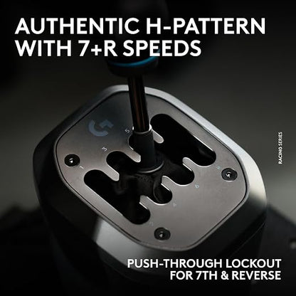 Logitech G RS H-SHIFTER for PC/Xbox/Playstation | Sim Racing shifter compatible with Logitech G PRO and RS50 wheels and G923/G29/G920 with Racing Adapter