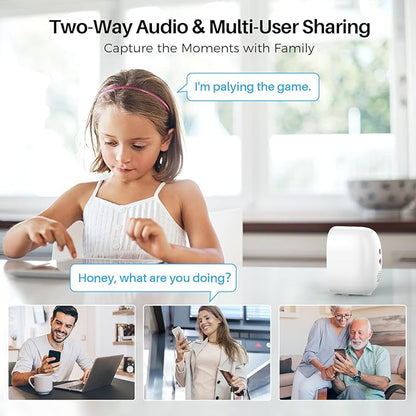 Vicohome Security Cameras Wireless Outdoor, 2K Battery Powered WiFi Cameras for Home Security with AI Motion Detection, Spotlight Color Night Vision, IP66 Weatherproof 2-Way Talk Siren Alarm, 2 Pack