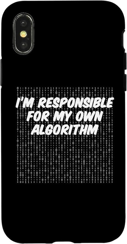 iPhone X/XS Binary Code Computer Algorithm AI Artificial Intelligence Case