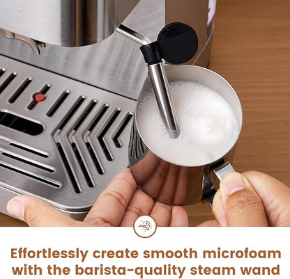 Gevi 20 Bar Espresso Machine, Programmable Coffee Maker with Milk Frother | Budget under$100; Removable Water Tank; Produce Good Crema; Include Necessary Accessories; Can Make Americanos; Easy to Clean