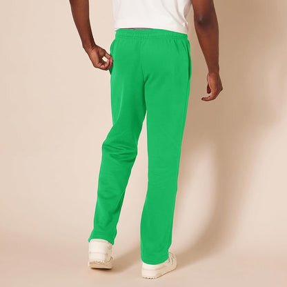 Amazon Essentials Men's Relaxed Straight Leg Fleece Open Bottom Sweatpant (Available in Big & Tall)